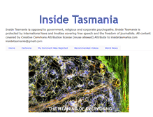 Tablet Screenshot of insidetasmania.com